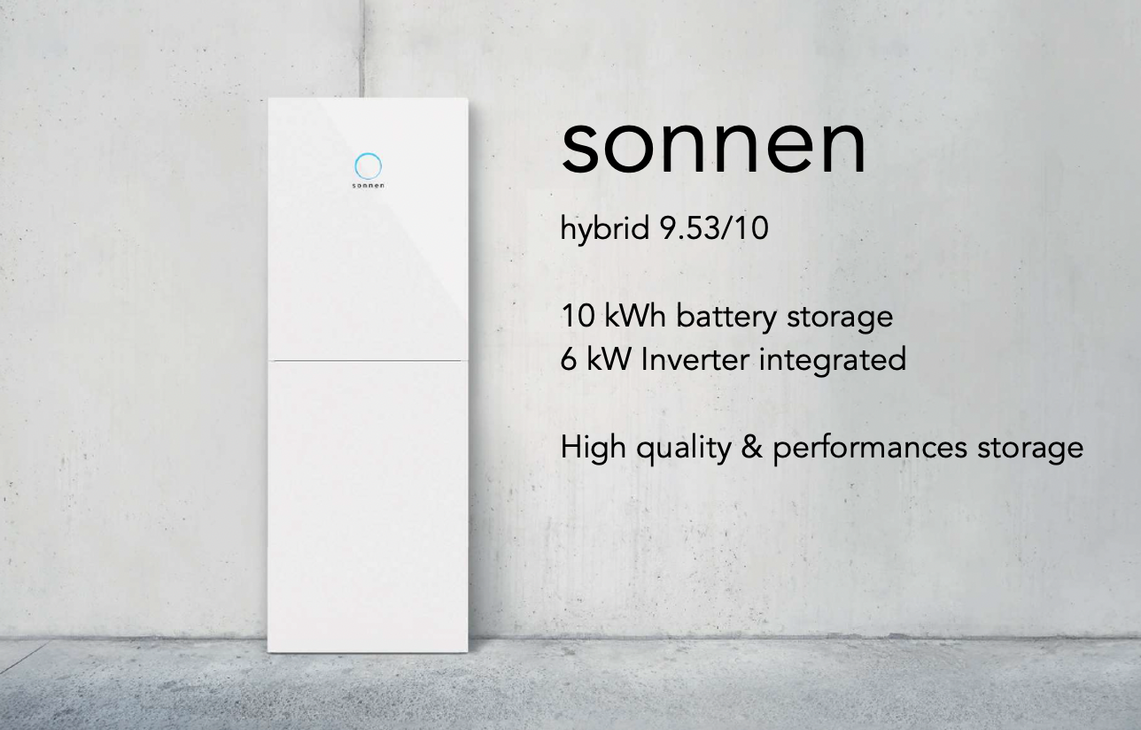 Batteria accumulo Sonnen hybrid 9.53/10 con Inverter integrato per fotovoltaico