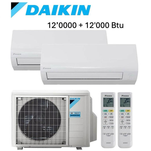 Climatizzatore Dual Split Daikin Sensira 12 + 12 UE 50 GARANZIA ITALIA