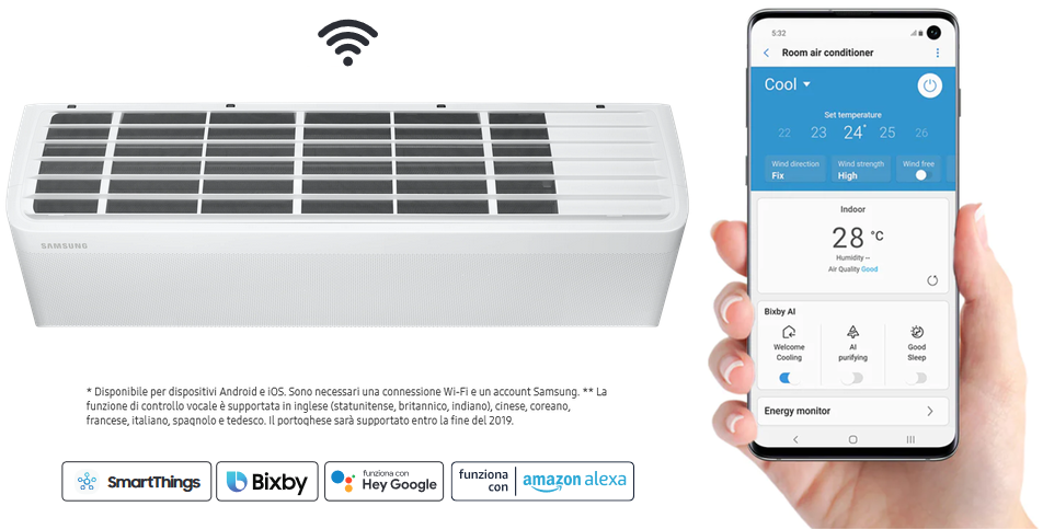 Condizionatore Mono Split Samsung WindFree Avant 12000 GARANZIA ITALIA