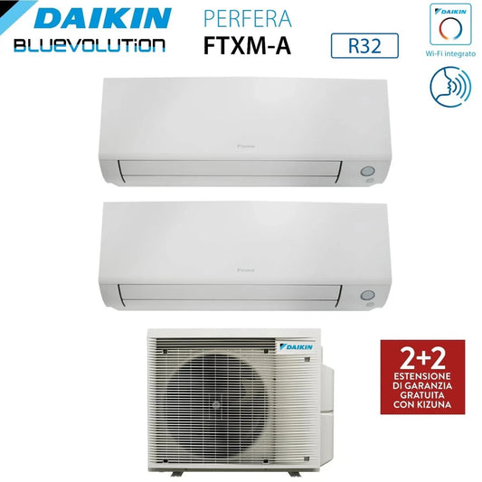 Climatizzatore Dual Split Daikin Perfera All Season 9 + 12 UE 40 GARANZIA ITALIA